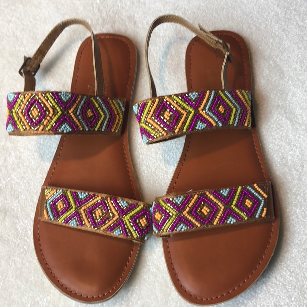 Coconut  by Matisse beaded flat sandals 11